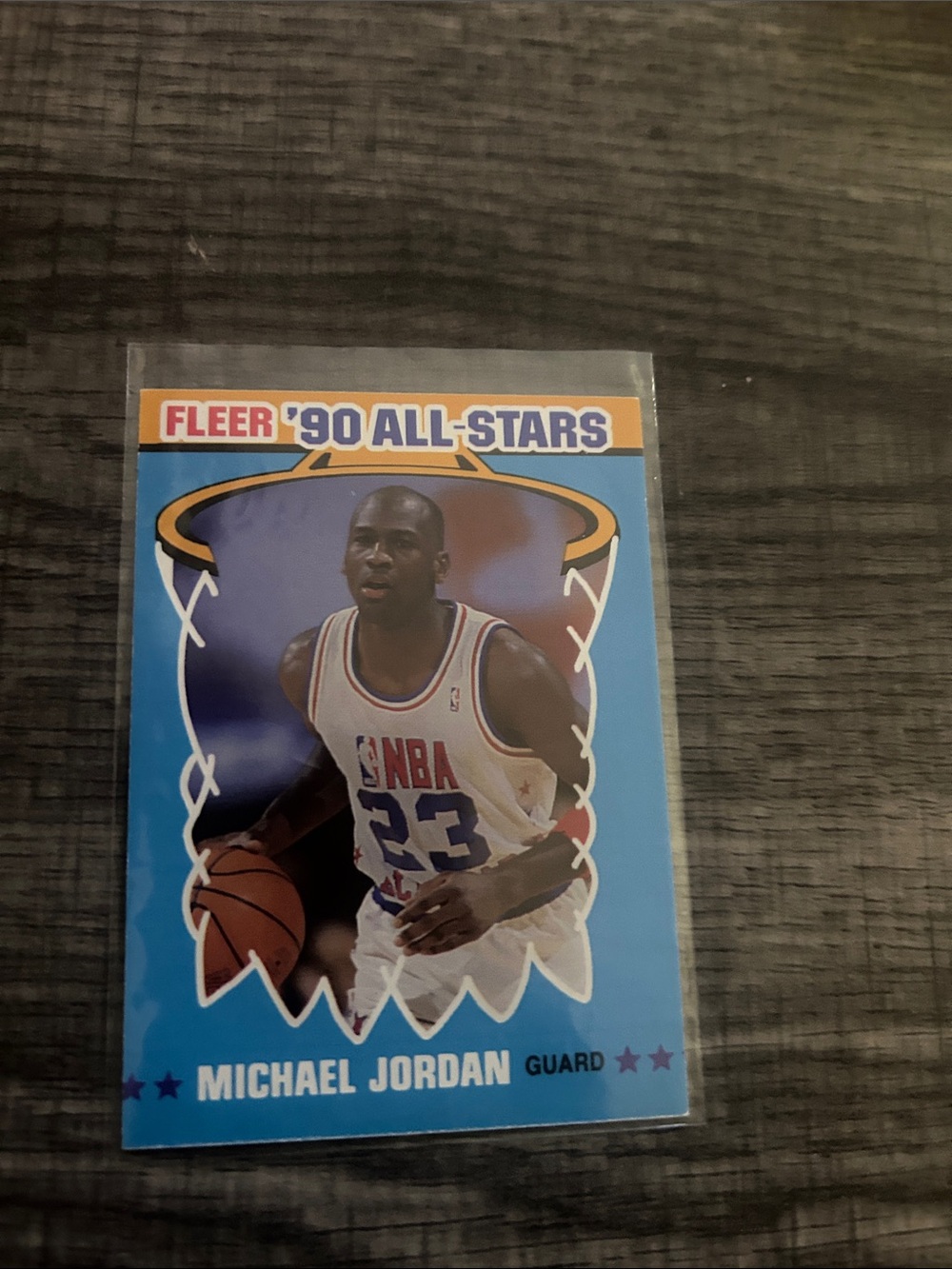 '90 All-Stars Basketball Trading Card - Blue